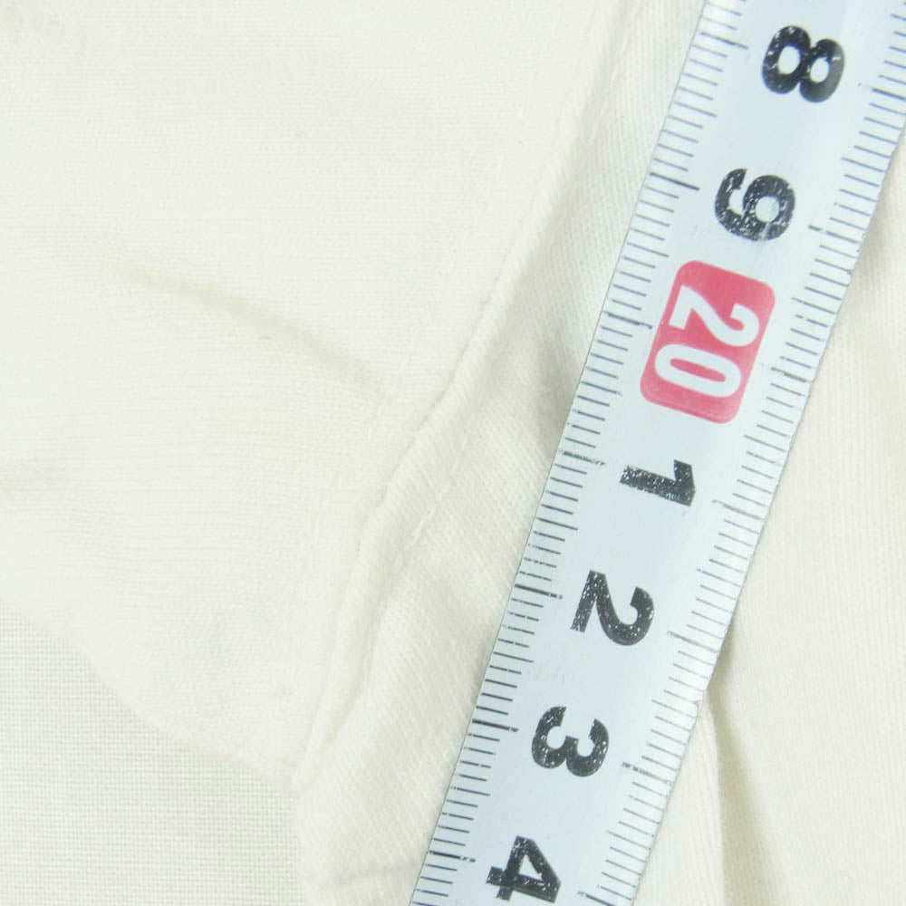 The REAL McCOY'S ザリアルマッコイズ FLYING WHEEL プリント トリム 半袖 Tシャツ アイボリー系 M 38 - 40【中古】