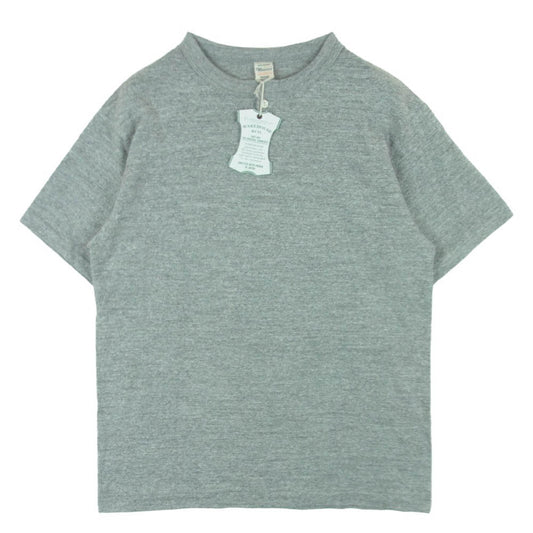 WAREHOUSE ウエアハウス 4082 1button Henley 1ボタン ヘンリーネック 半袖 Tシャツ グレー系 HEATHER GRAY M【極上美品】【中古】