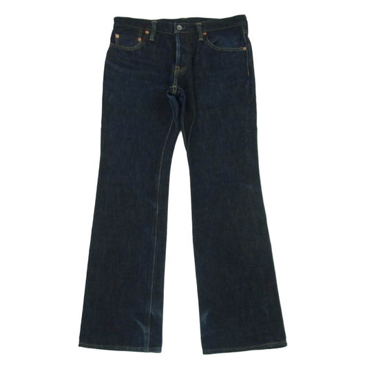 IRON HEART アイアンハート 461S 21oz SELVEDGE DENIM 21オンス セルビッチ ブーツカット デニム パンツ ジーンズ インディゴブルー系 W32 L34【中古】