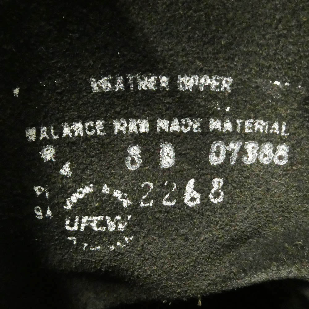 RED WING レッドウィング 2268 PT91 Engineer Boots オールソール カスタム エンジニア ブーツ ブラック系 US8D【中古】