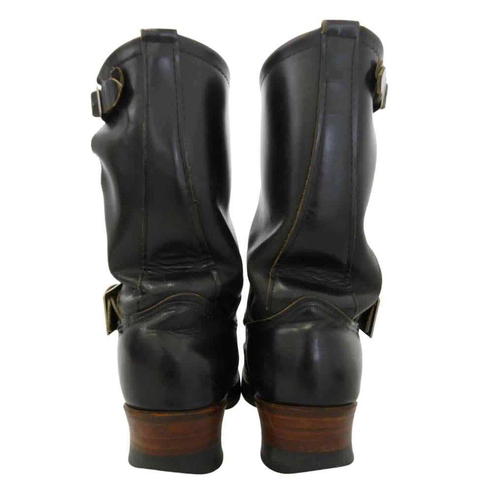 RED WING レッドウィング 2268 PT91 Engineer Boots オールソール カスタム エンジニア ブーツ ブラック系 US8D【中古】