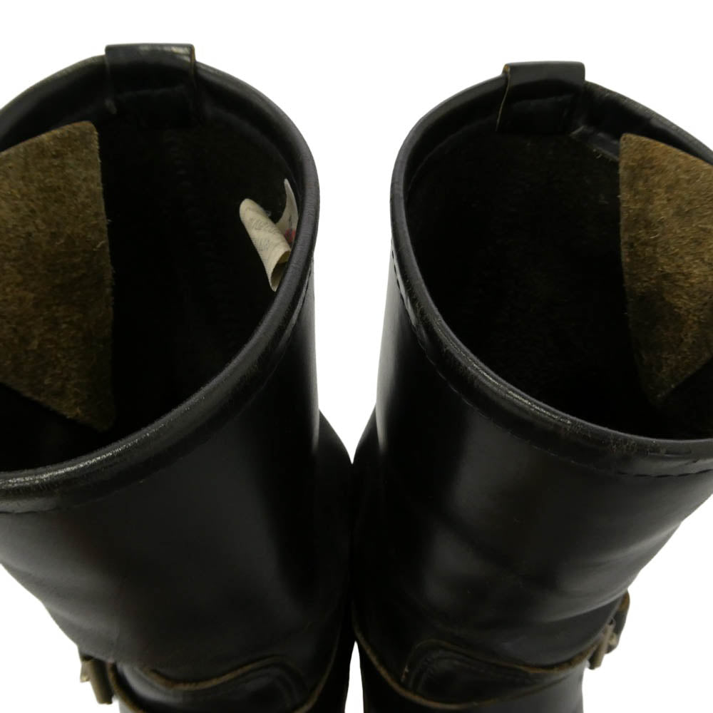 RED WING レッドウィング 2268 PT91 Engineer Boots オールソール カスタム エンジニア ブーツ ブラック系 US8D【中古】
