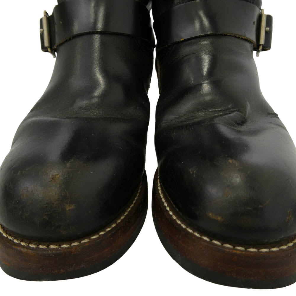 RED WING レッドウィング 2268 PT91 Engineer Boots オールソール カスタム エンジニア ブーツ ブラック系 US8D【中古】
