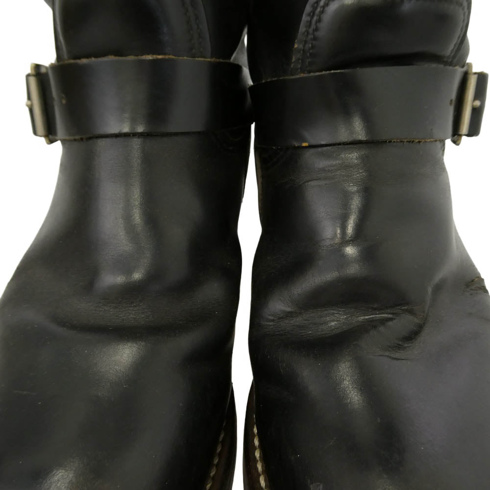 RED WING レッドウィング 2268 PT91 Engineer Boots オールソール カスタム エンジニア ブーツ ブラック系 US8D【中古】