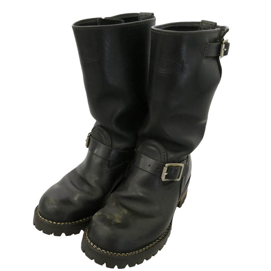 WESCO ウエスコ Custom Boss カスタム ボス エンジニア ブーツ ブラック系 US7E【中古】