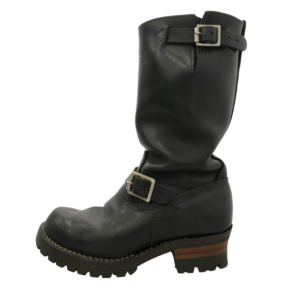 WESCO ウエスコ Custom Boss カスタム ボス エンジニア ブーツ ブラック系 US7E【中古】