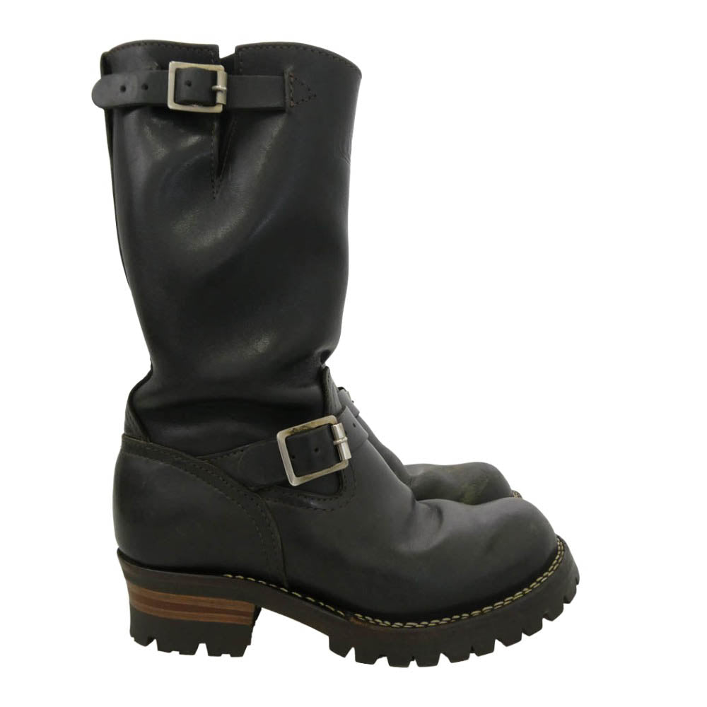 WESCO ウエスコ Custom Boss カスタム ボス エンジニア ブーツ ブラック系 US7E【中古】