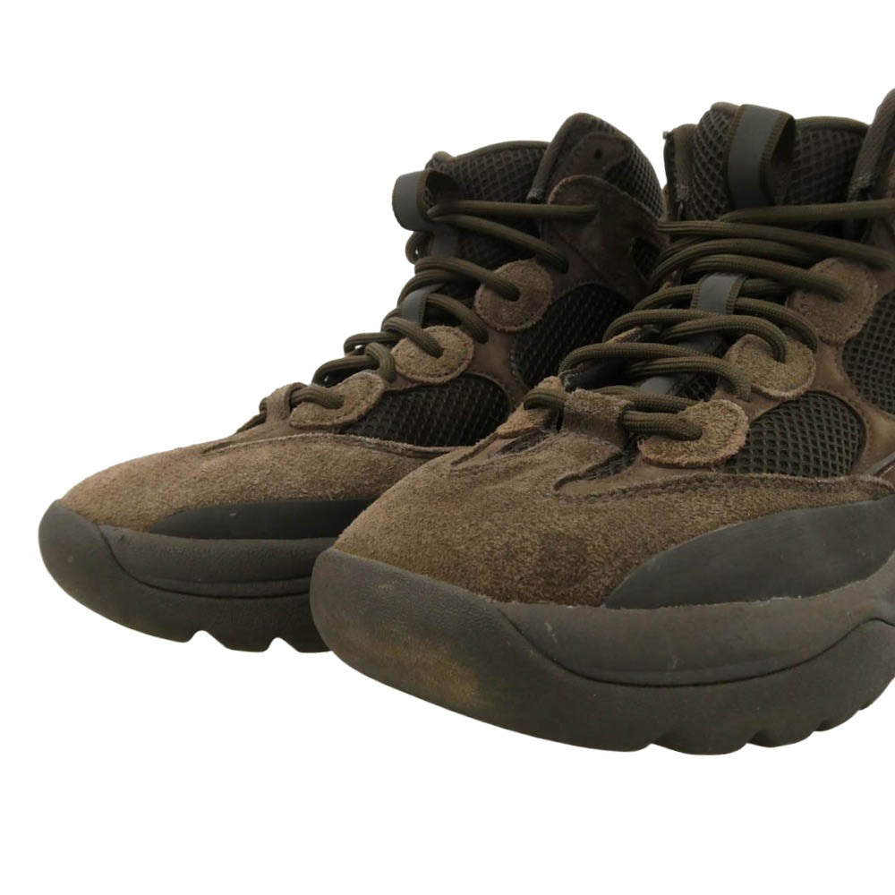 adidas アディダス EG6463 YEEZY Desert Boot Oil イージーデザートブーツ オイル ハイカット スニーカー ダークブラウン系 28cm【中古】
