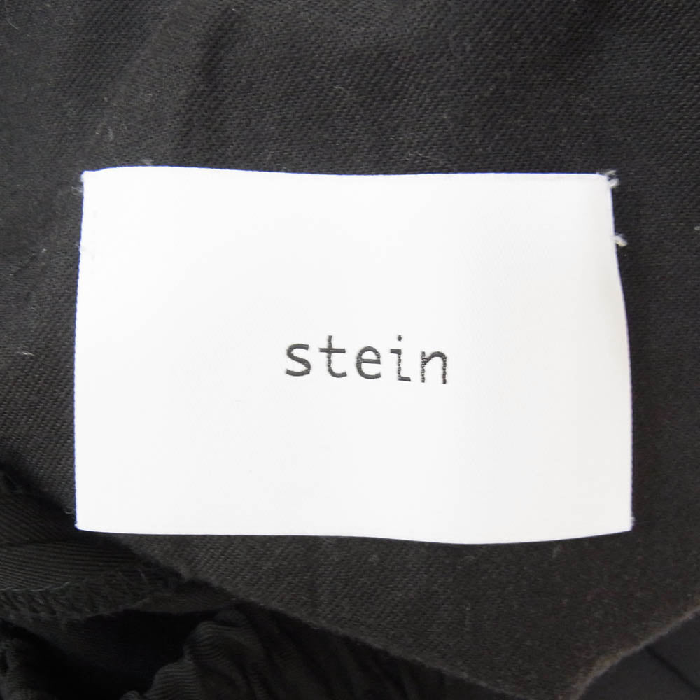 ssstein シュタイン 23SS ST.507 WIDE EASY SHORT TROUSERS ワイド イージー ショート トラウザース ウエストゴム ウール ショーツ ハーフパンツ ブラック系 S【中古】