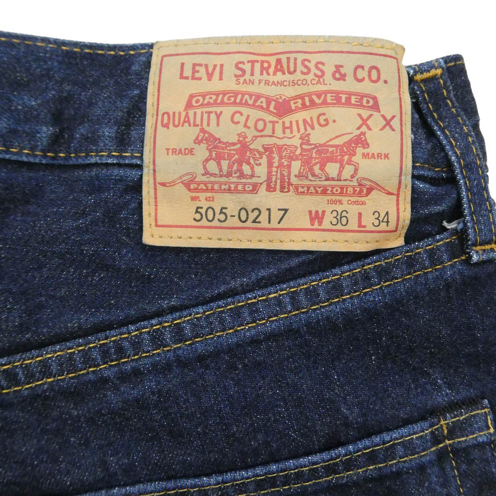 Levi's リーバイス 67505-0098 LVC 505 BIG E 1967年モデル 復刻 デニム パンツ インディゴブルー系 W36【中古】