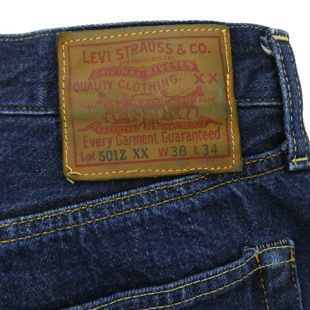 Levi's リーバイス 50154-0090 LVC 1954年 復刻 501ZXX デニム パンツ W38 インディゴブルー系 W38【中古】