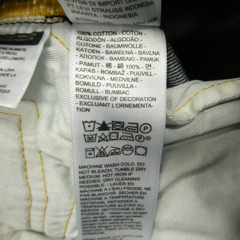 Levi's リーバイス A5875-0000 BLUETAB 80S 501 デニム パンツ インディゴブルー系 W38【中古】