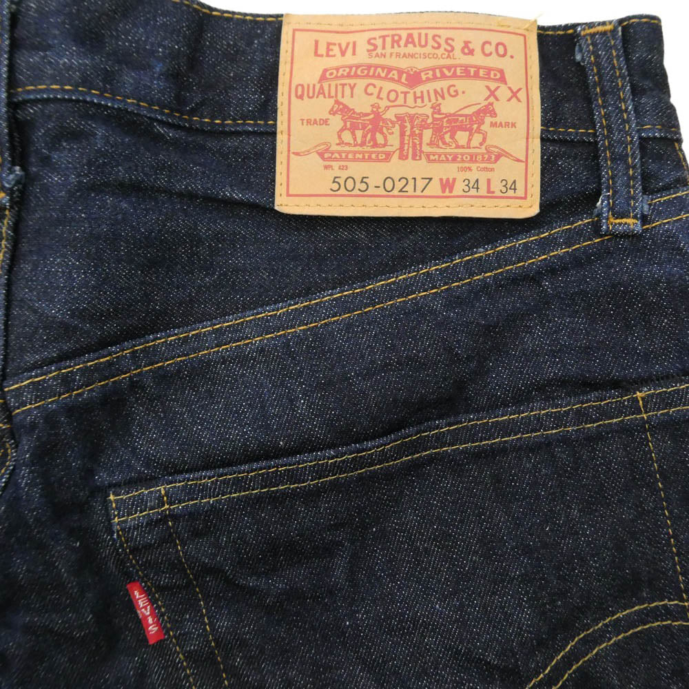 Levi's リーバイス 67505-0098 LVC 505 BIG E 1967年モデル 復刻 デニム パンツ W34 インディゴブルー系 W34【中古】