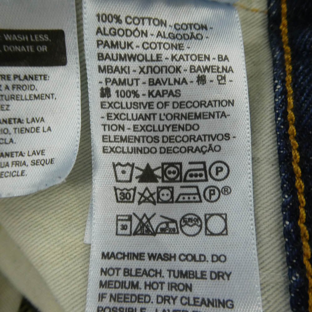 Levi's リーバイス 50155-0078 LVC 1955年モデル 501XX 復刻 デニム パンツ インディゴブルー系 W36【中古】