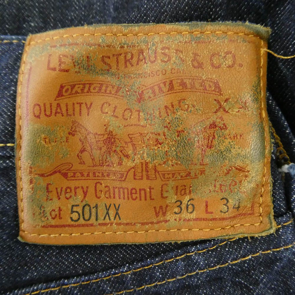 Levi's リーバイス 47501-0224 LVC 1947年モデル 501XX 復刻 デニム パンツ ジーンズ インディゴブルー系 W36【中古】