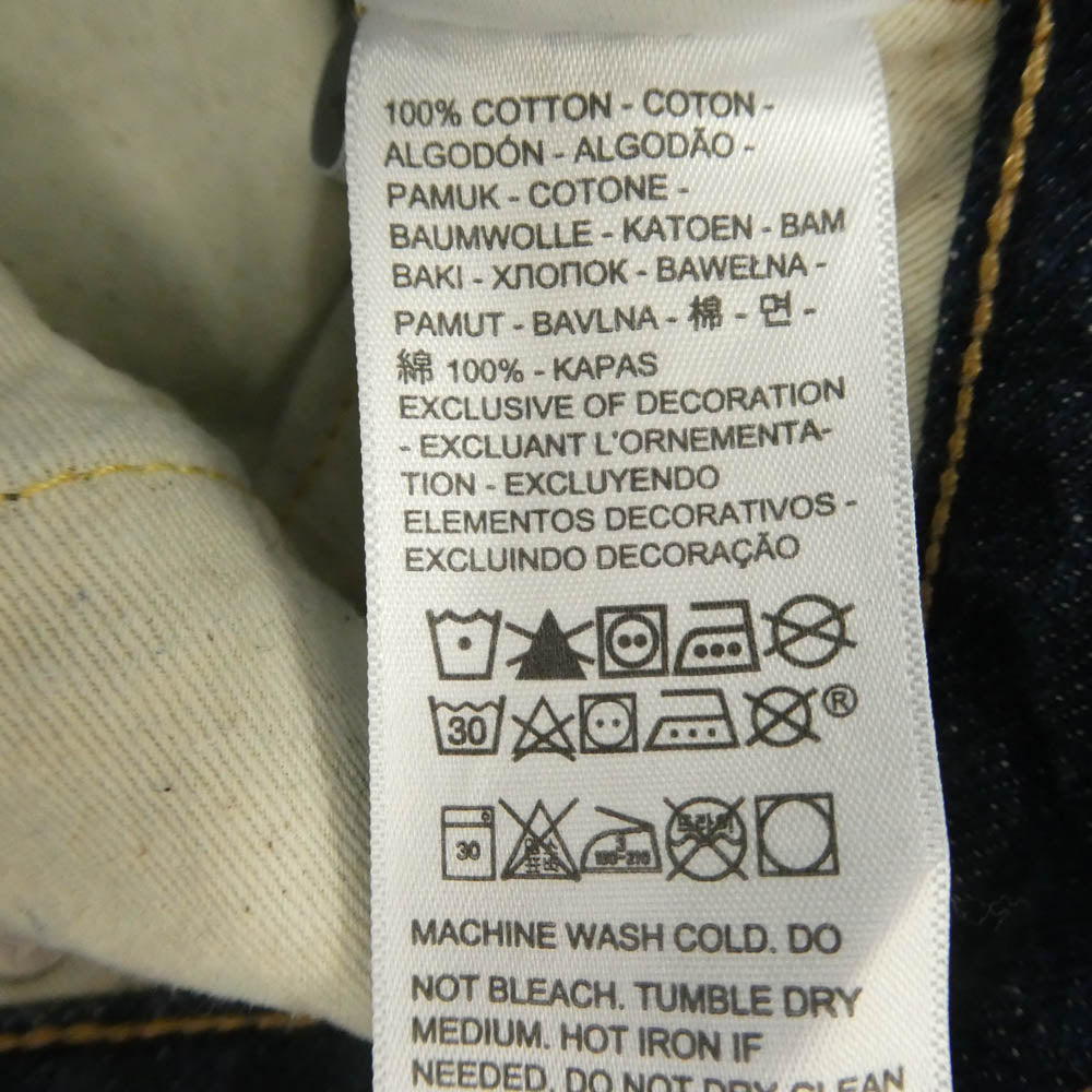 Levi's リーバイス 66501-0146 LVC 1966モデル 501 BIG E 復刻 レプリカ デニム パンツ W38 インディゴブルー系 W38【中古】