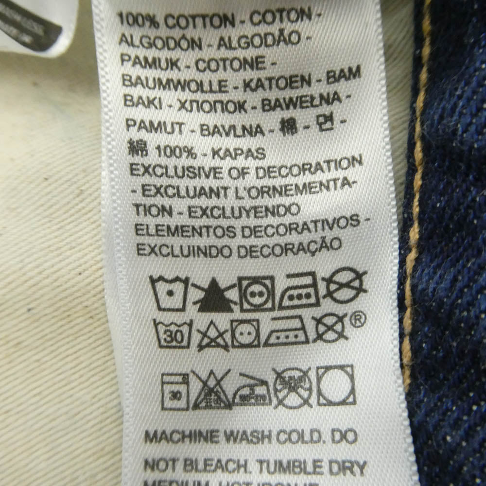 Levi's リーバイス 66501-0146 LVC 1966モデル 501 BIG E 復刻 デニム パンツ W38 インディゴブルー系 W38【中古】