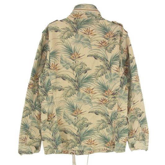 TMT ティーエムティー 18SS TJK-S1803 ボタニカル CAMO 迷彩 M65 ミリタリー ジャケット カーキ系 S【極上美品】【中古】