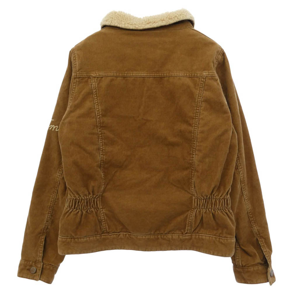 TMT ティーエムティー 10AW TJK-F1007 コーデュロイ ボア ランチ ジャケット ブラウン系 S【中古】