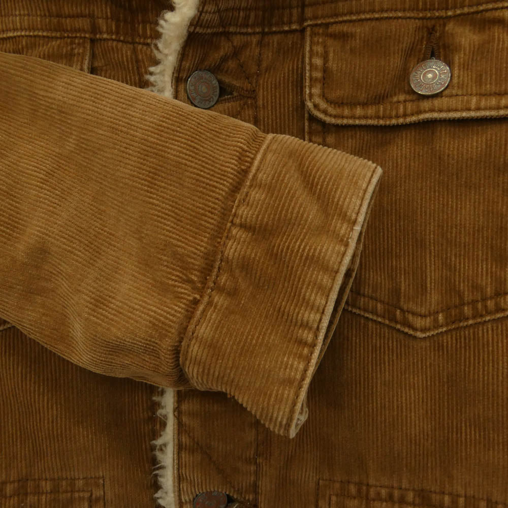 TMT ティーエムティー 10AW TJK-F1007 コーデュロイ ボア ランチ ジャケット ブラウン系 S【中古】