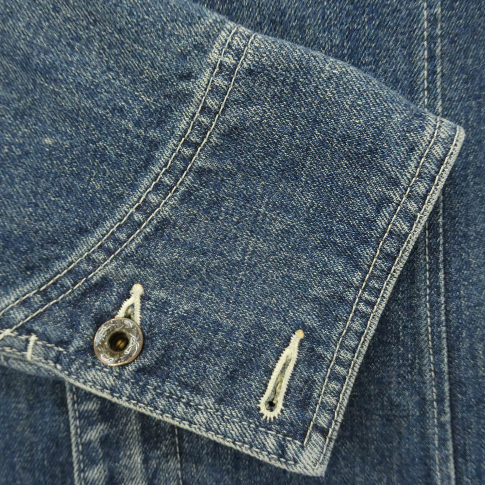 MARBLES マーブルズ 13SS MPT-S1305 ダメージ加工 デニム オールインワン ツナギ インディゴブルー系 M【極上美品】【中古】