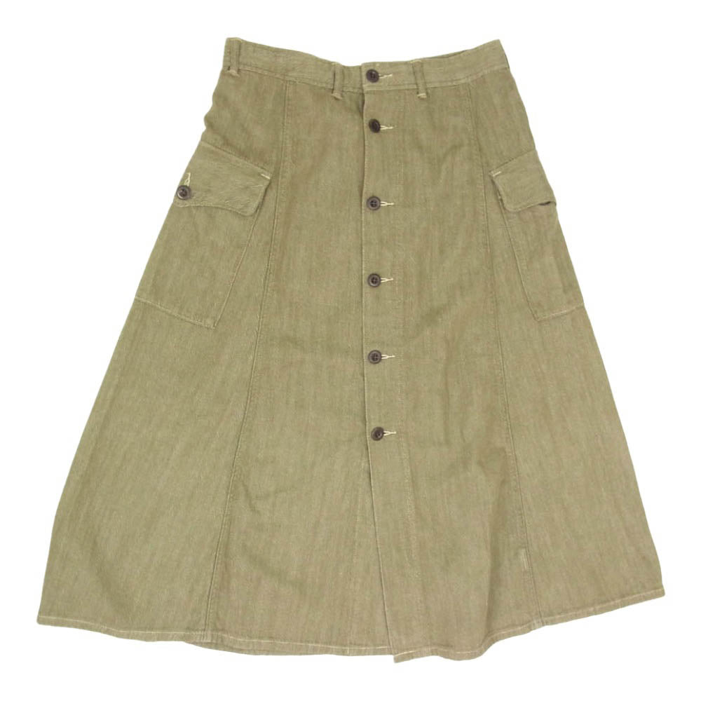 RRL ダブルアールエル 282950232001 バトル ドレス スカート グリーン系 170/76A【中古】