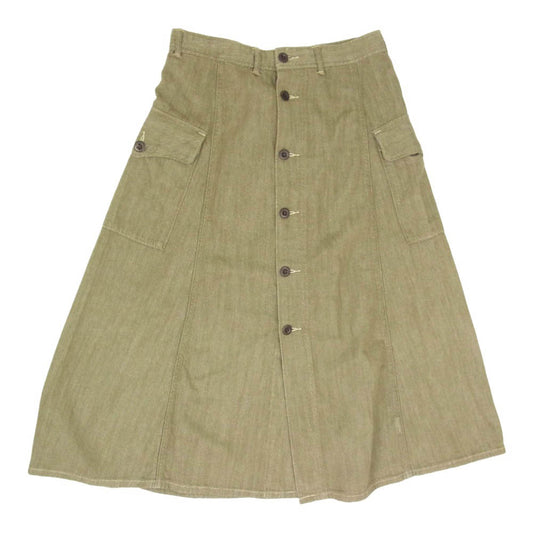 RRL ダブルアールエル 282950232001 バトル ドレス スカート グリーン系 170/76A【中古】