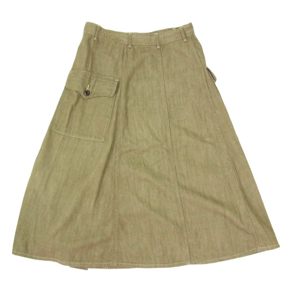 RRL ダブルアールエル 282950232001 バトル ドレス スカート グリーン系 170/76A【中古】
