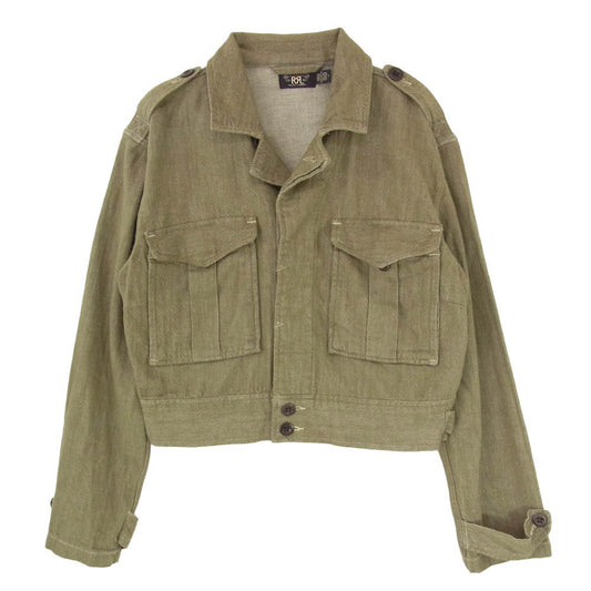 RRL ダブルアールエル 282950197001 バトル ドレス ジャケット グリーン系 165/92A【中古】