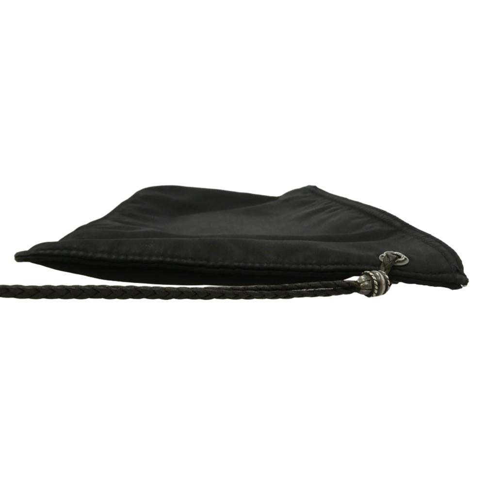 CHROME HEARTS クロムハーツ（原本無） レザーブレード付 ナイロン ポーチ クラッチバッグ【中古】