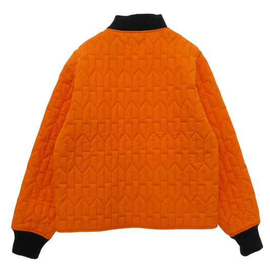 STUSSY ステューシー 22AW S QUILTED LINER JACKET キルティング ライナー ジャケット オレンジ系 M【中古】