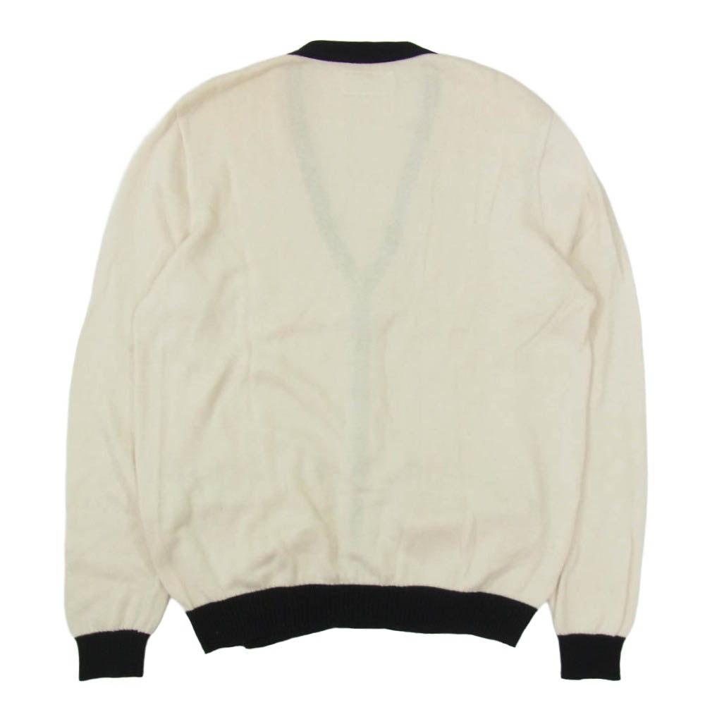 WACKO MARIA ワコマリア 13SS 13SS-KNT-07 ニット Vネック カーディガン オフホワイト系 M【中古】