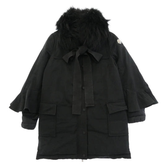 MONCLER モンクレール Sacai サカイ × sacai サカイ SHIO ファー ダウンジャケット ブラック系【中古】