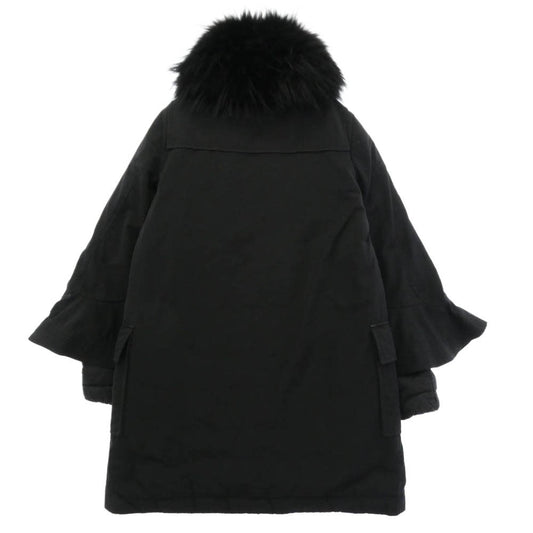 MONCLER モンクレール Sacai サカイ × sacai サカイ SHIO ファー ダウンジャケット ブラック系【中古】