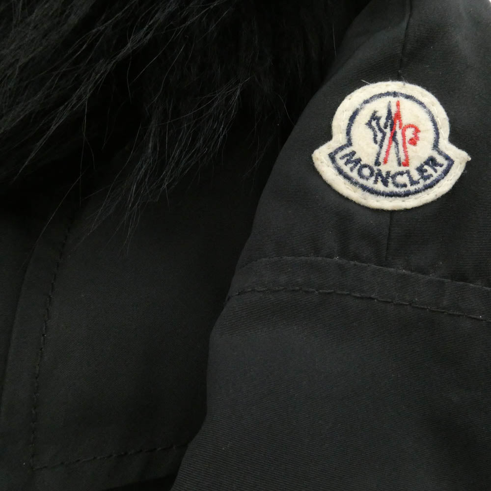 MONCLER モンクレール Sacai サカイ × sacai サカイ SHIO ファー ダウンジャケット ブラック系【中古】