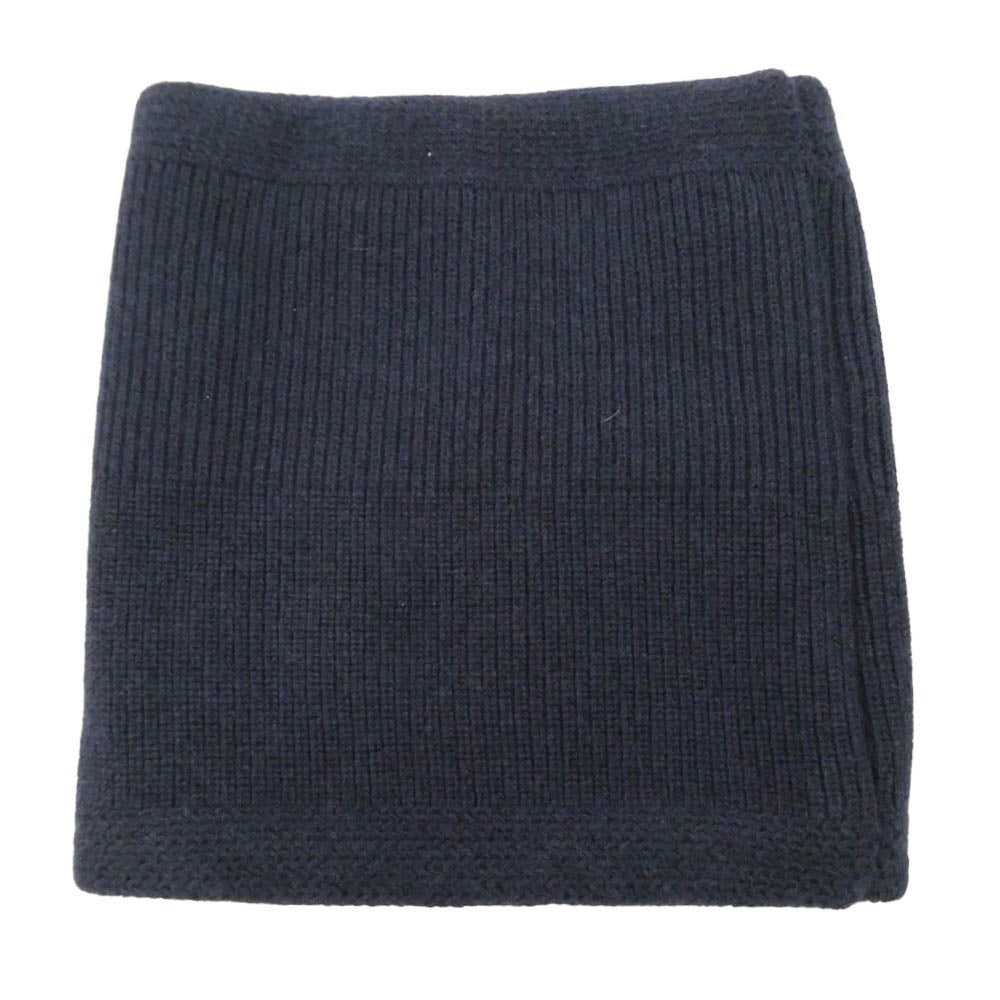 nanamica ナナミカ SUKF351 KODENSHI Cashmere Neck Gaiter 光電子 カシミヤ ネックウォーマー ネイビー系【美品】【中古】