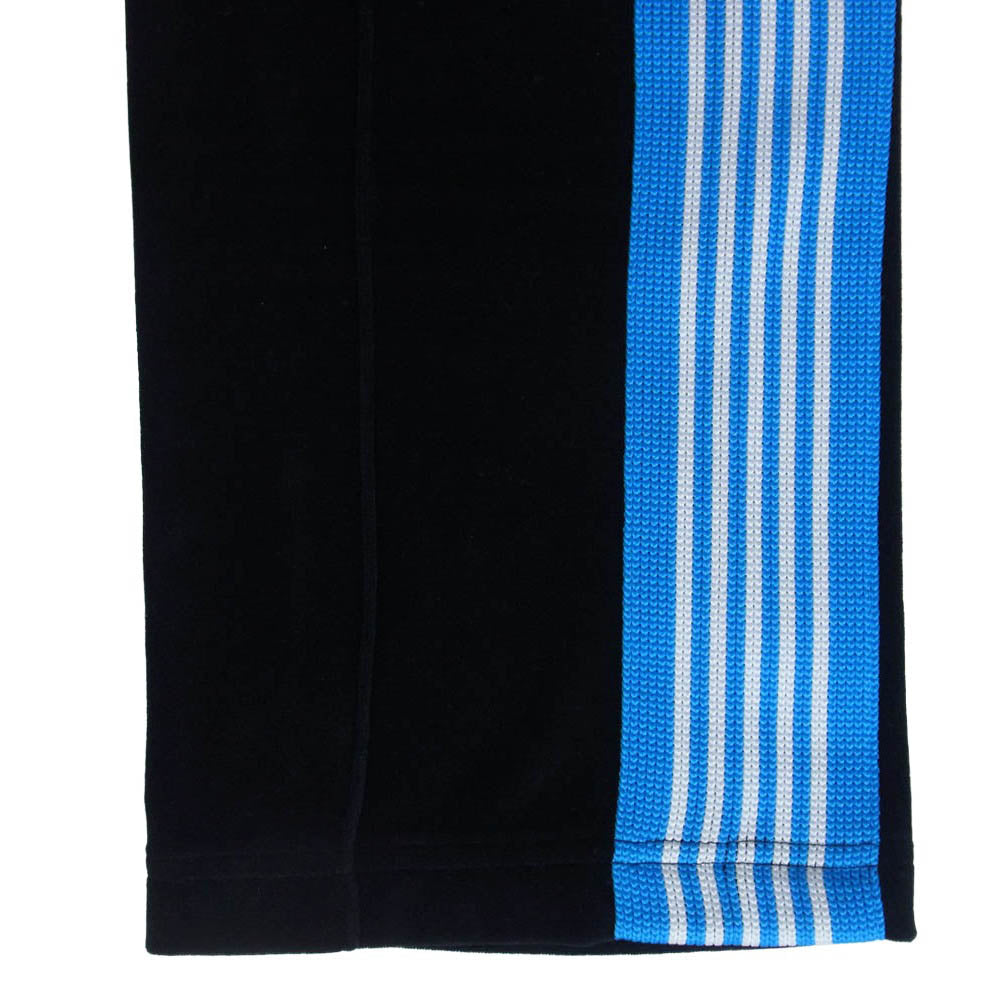 Needles ニードルス BLESS ブレス 25SS QV1585 × BREATH C PE Velour Narrow Track Pant ベロア ナロー トラック パンツ ブラック系 S【中古】