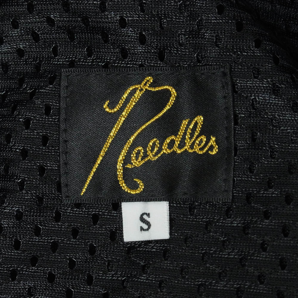 Needles ニードルス BLESS ブレス 25SS QV1585 × BREATH C PE Velour Narrow Track Pant ベロア ナロー トラック パンツ ブラック系 S【中古】