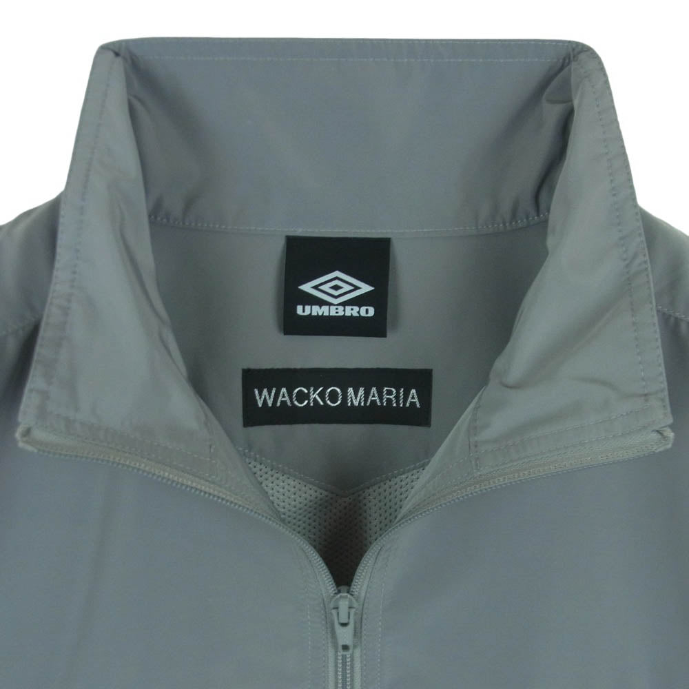 WACKO MARIA ワコマリア 26SS 26SS-WMO-UB01 UMBRO TRACK JACKET TYPE-1 アンブロ ナイロン トラック ジャケット グレー系 M【美品】【中古】