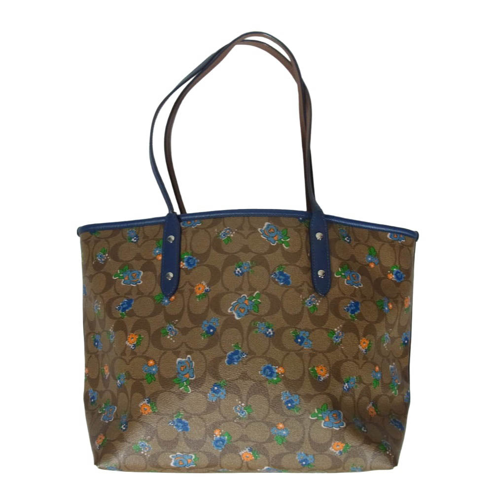 COACH コーチ F57888 シグネチャー フローラルプリント シティー