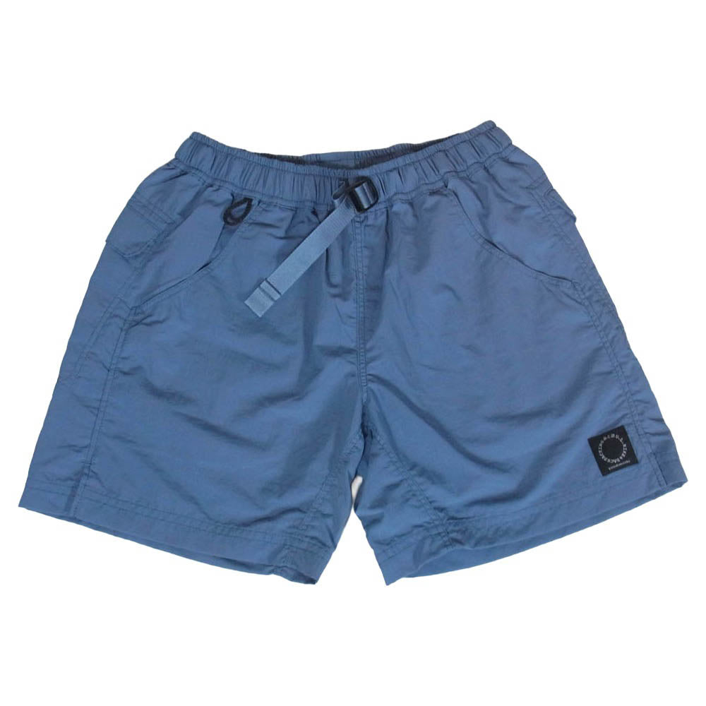 ヤマトミチ 5-Pocket Shorts 5ポケット ナイロン ショーツ ショートパンツ ブルー系 M【中古】