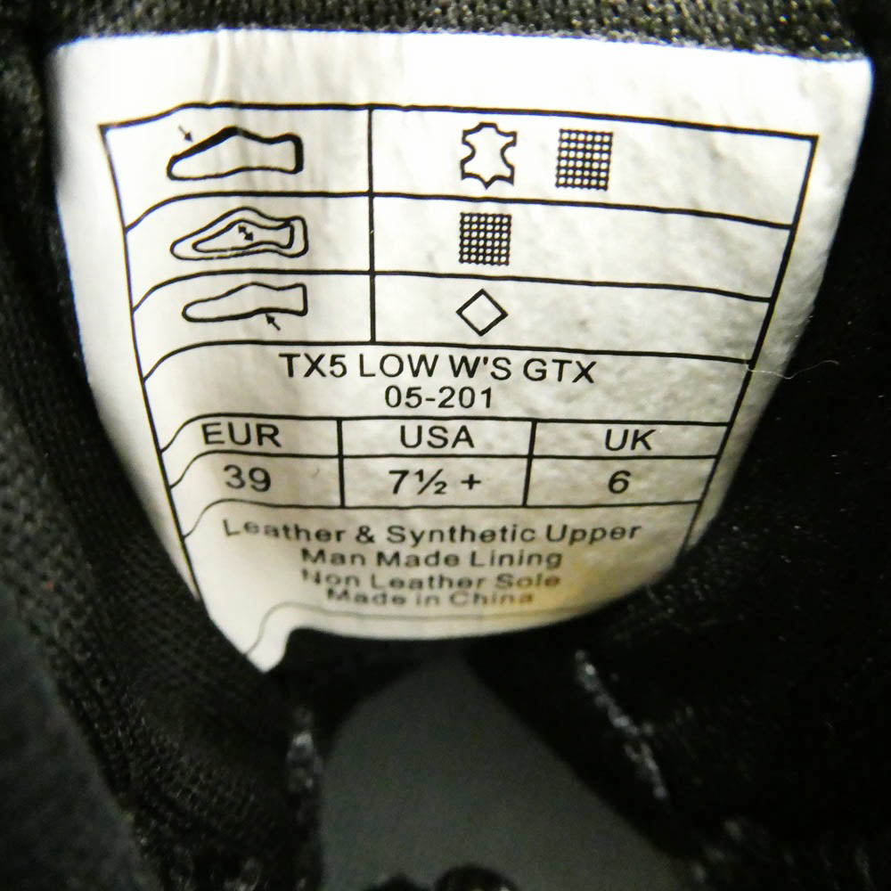 ラ スポルティバ TX5 LOW WS GTX GORE-TEX トレイル ランニング シューズ ローカットスニーカー ブラック系 カーキ系 39【極上美品】【中古】