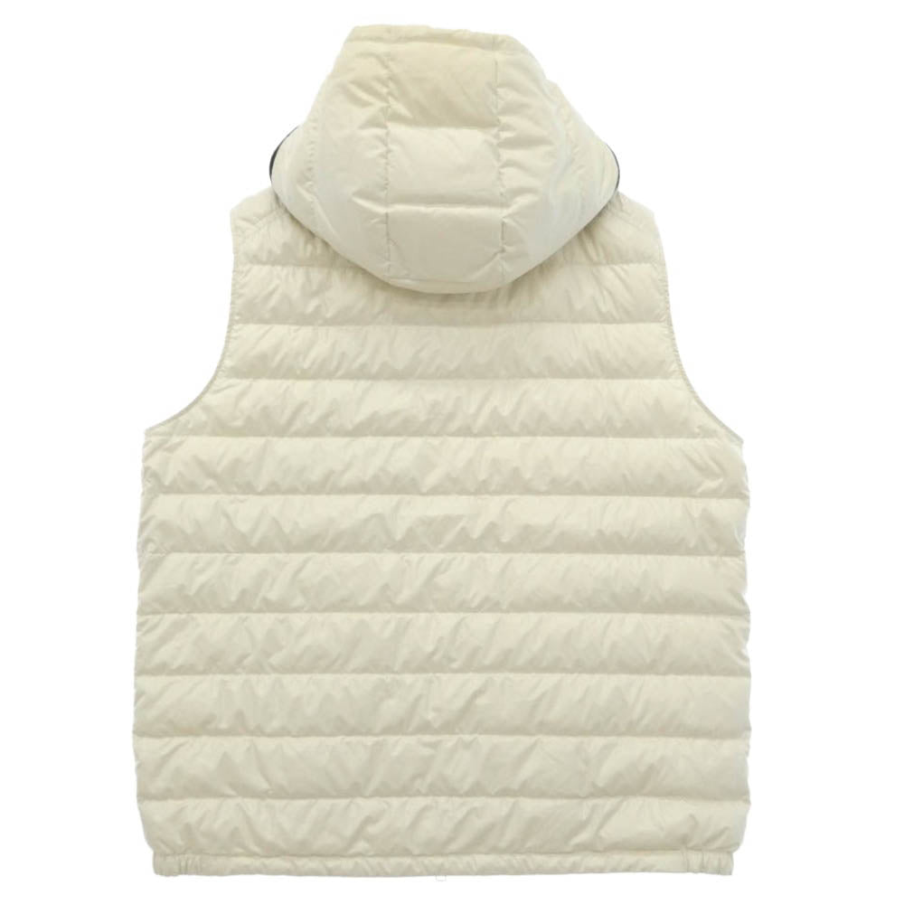 MONCLER モンクレール 24SS J10911A00057 595ZJ CLAI GILET クライ ジレ フーデッド ダウン ベスト ホワイト系 6【中古】