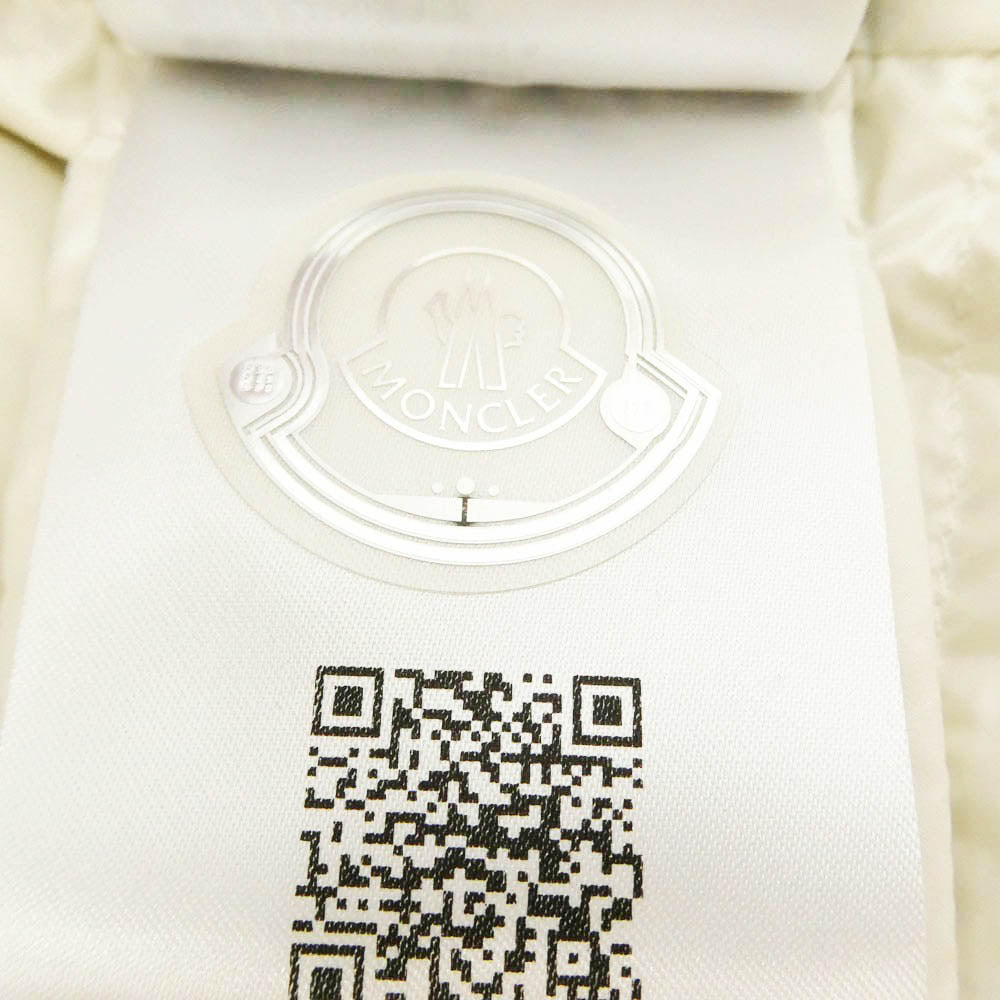 MONCLER モンクレール 24SS J10911A00057 595ZJ CLAI GILET クライ ジレ フーデッド ダウン ベスト ホワイト系 6【中古】