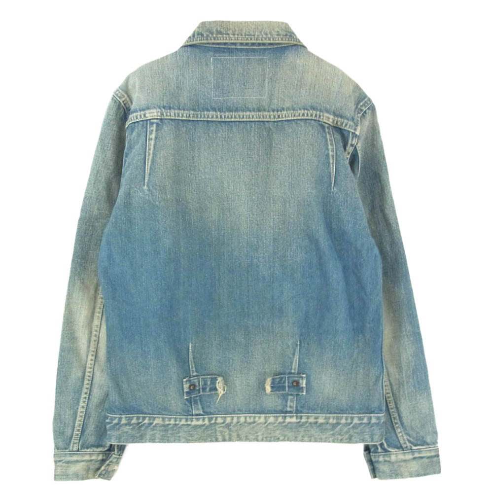 TMT ティーエムティー 16SS TJK-S16SP60 DENIM JACKET 加工 コットン 日本製 デニム ジャケット インディゴブルー系 M【中古】
