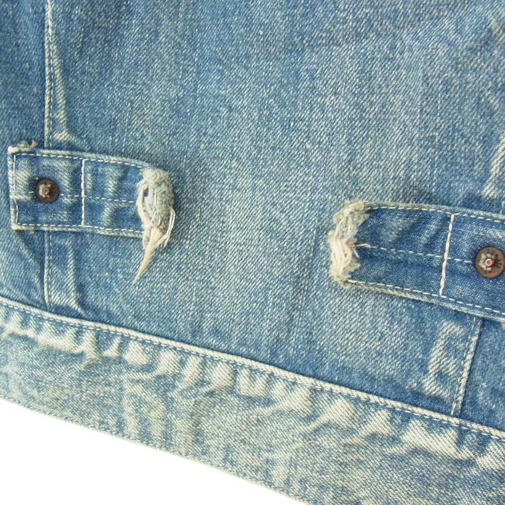 TMT ティーエムティー 16SS TJK-S16SP60 DENIM JACKET 加工 コットン 日本製 デニム ジャケット インディゴブルー系 M【中古】