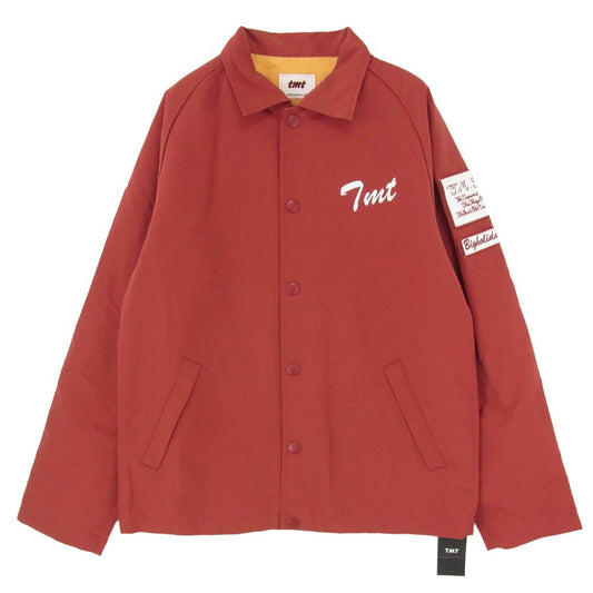 TMT ティーエムティー 16AW TJK-F16SP01 COACH JACKET バックプリント ナイロン コーチ ジャケット レッド系 S【極上美品】【中古】