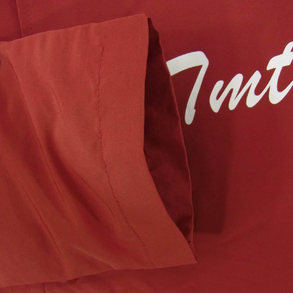 TMT ティーエムティー 16AW TJK-F16SP01 COACH JACKET バックプリント ナイロン コーチ ジャケット レッド系 S【極上美品】【中古】