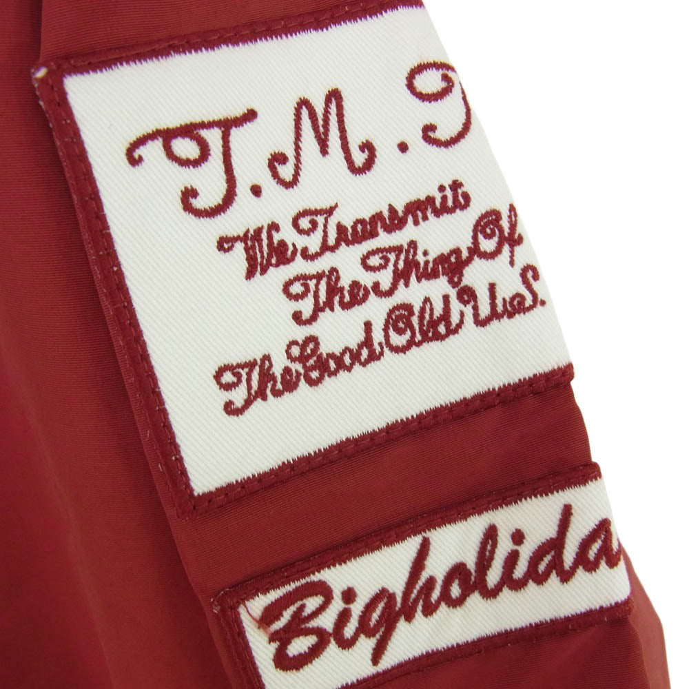 TMT ティーエムティー 16AW TJK-F16SP01 COACH JACKET バックプリント ナイロン コーチ ジャケット レッド系 S【極上美品】【中古】
