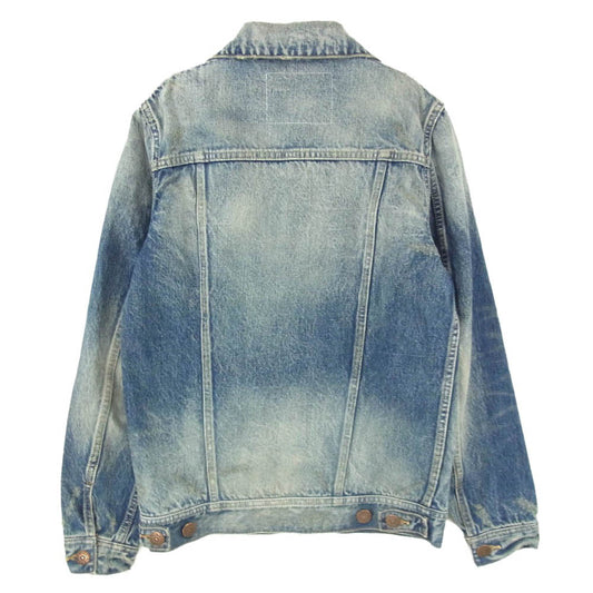 TMT ティーエムティー 17AW TJK-F1702 DENIM JACKET クラッシュ加工 デニム ジャケット インディゴブルー系 M【極上美品】【中古】
